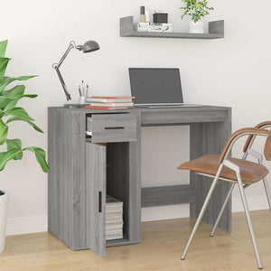 Schreibtisch Grau Sonoma 100 cm