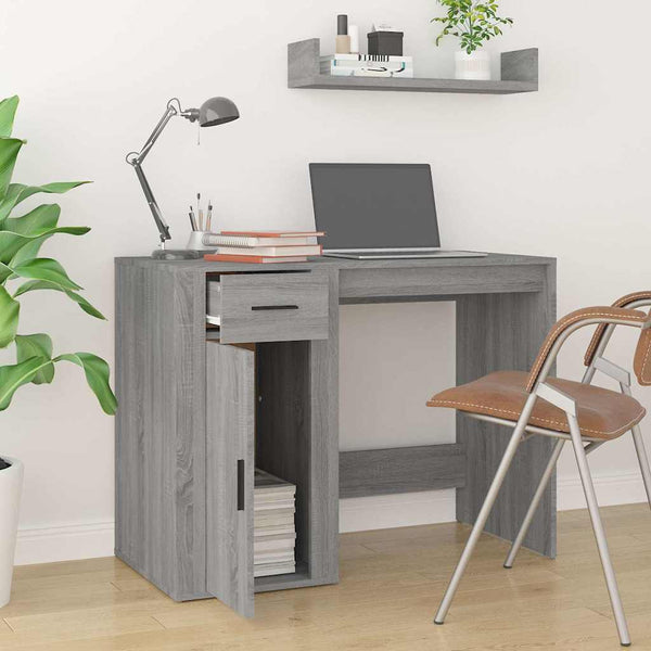 Schreibtisch Grau Sonoma 100 cm