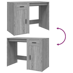 Schreibtisch Grau Sonoma 100 cm