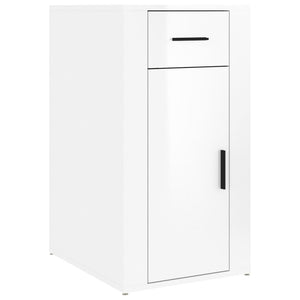 Hochglanz Büroschrank Weiß 40x49x75cm