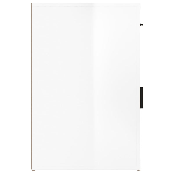 Hochglanz Büroschrank Weiß 40x49x75cm