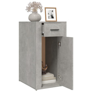 Büroschrank Betongrau 40x49x75 cm