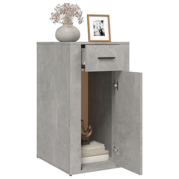 Büroschrank Betongrau 40x49x75 cm