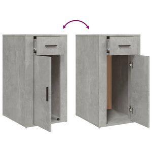 Büroschrank Betongrau 40x49x75 cm