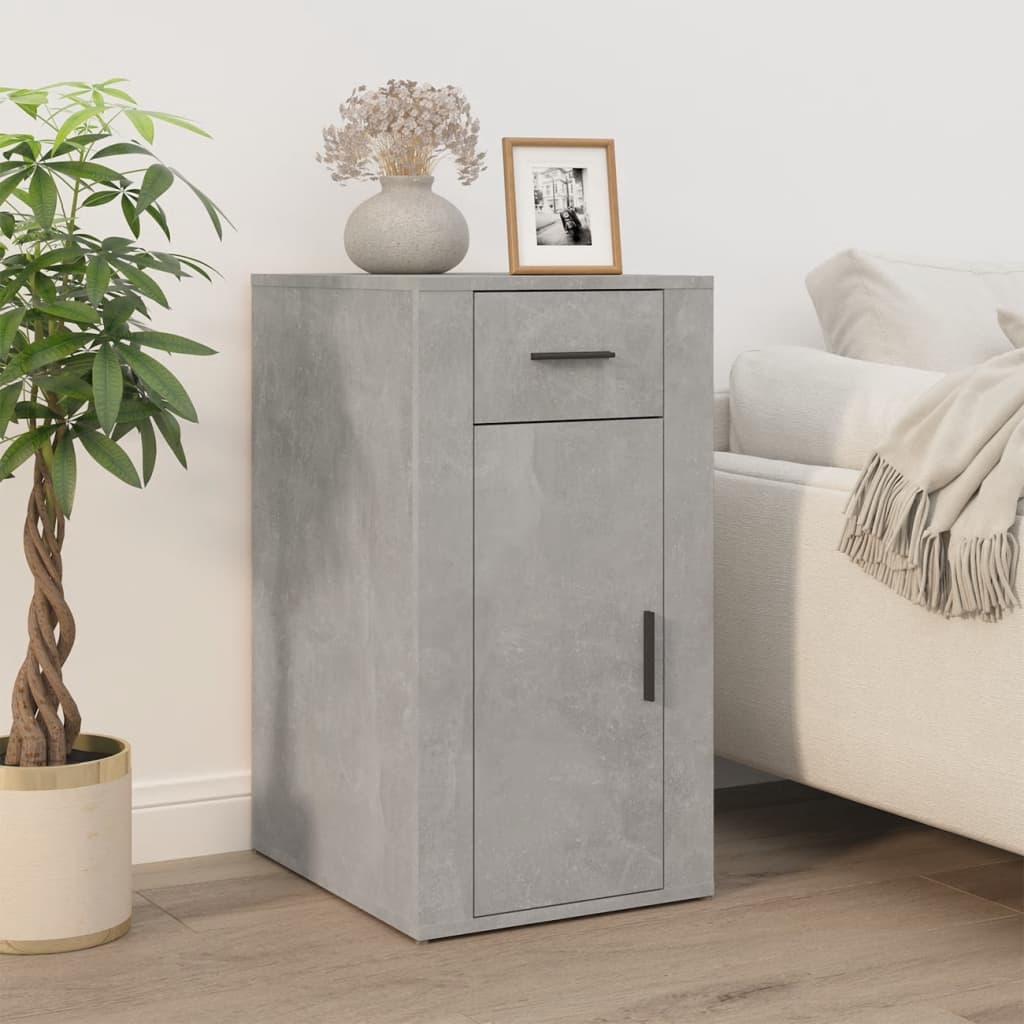 Büroschrank Betongrau 40x49x75 cm