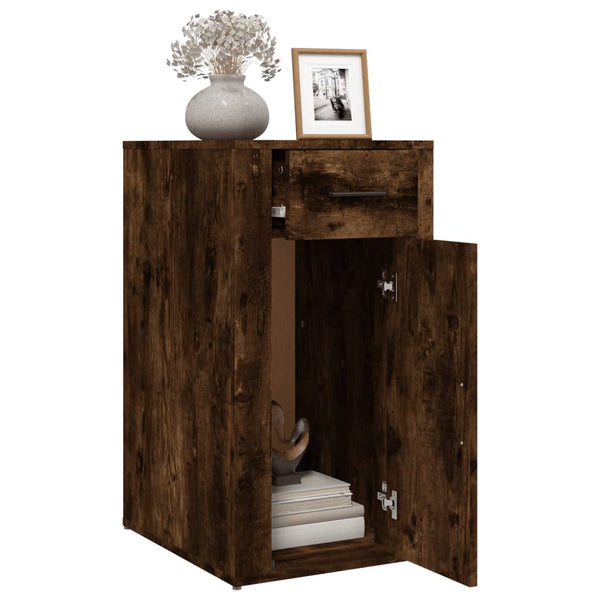 Büroschrank Räuchereiche 40x49x75 cm