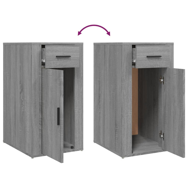 Büroschrank Grau Sonoma 40x49x75 cm