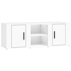 Weißer TV-Schrank Holz 100cm