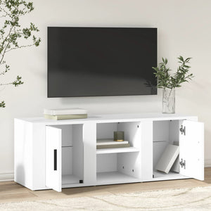 Weißer TV-Schrank Holz 100cm