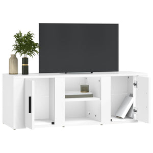 Weißer TV-Schrank Holz 100cm