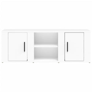 Weißer TV-Schrank Holz 100cm