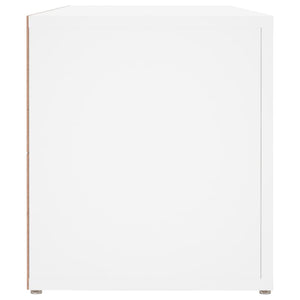 Weißer TV-Schrank Holz 100cm