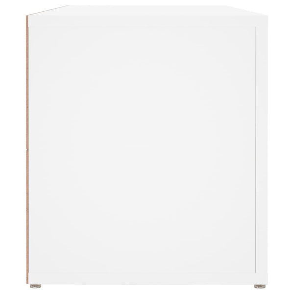 Weißer TV-Schrank Holz 100cm