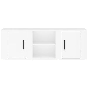 TV-Schrank Hochglanz Weiß 100 cm