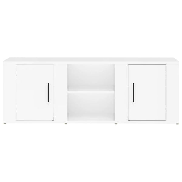 TV-Schrank Hochglanz Weiß 100 cm