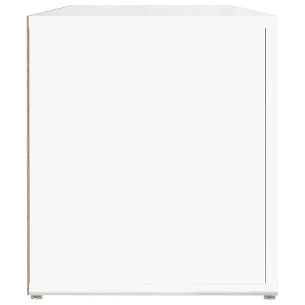TV-Schrank Hochglanz Weiß 100 cm