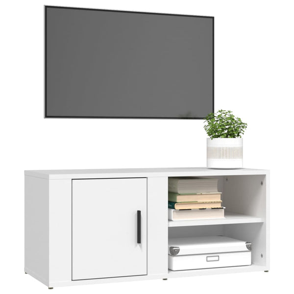 TV-Schränke Weiß Holzwerkstoff 80cm, 2er Set