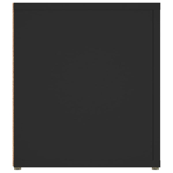 Schwarze TV-Schränke, 2er Set