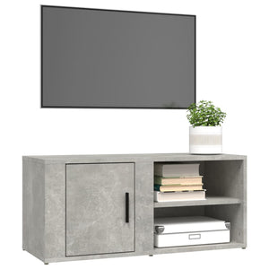TV-Schränke Betongrau 80 cm, 2er-Set