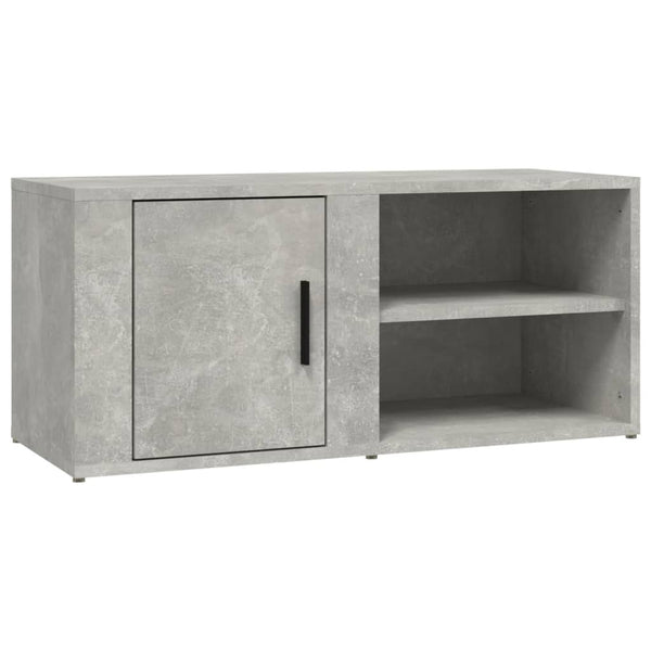 TV-Schränke Betongrau 80 cm, 2er-Set