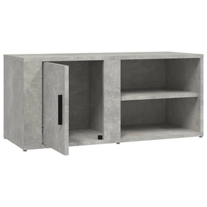 TV-Schränke Betongrau 80 cm, 2er-Set