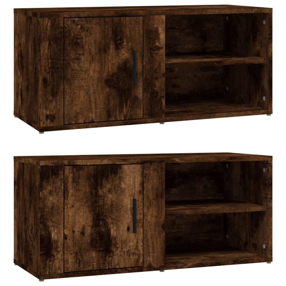 TV-Schrank Set Räuchereiche 80 cm