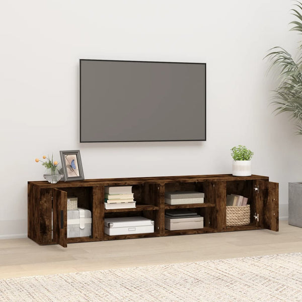 TV-Schrank Set Räuchereiche 80 cm
