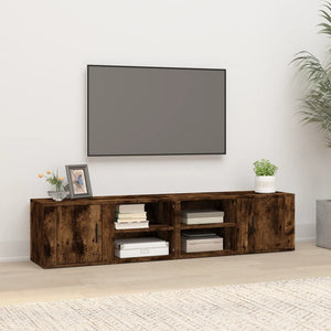 TV-Schrank Set Räuchereiche 80 cm
