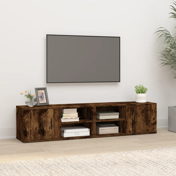 TV-Schrank Set Räuchereiche 80 cm