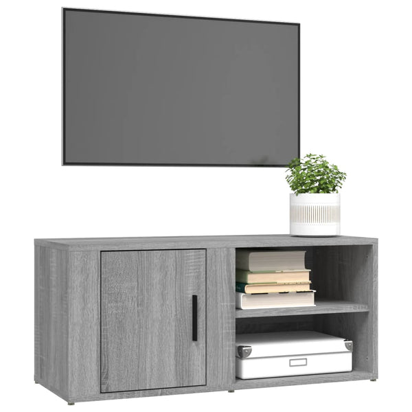 TV-Schrank Grau Sonoma 80 cm