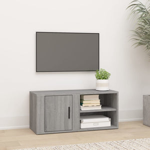 TV-Schrank Grau Sonoma 80 cm
