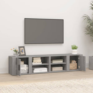 TV-Schränke Grau Sonoma 80 cm, 2er-Set