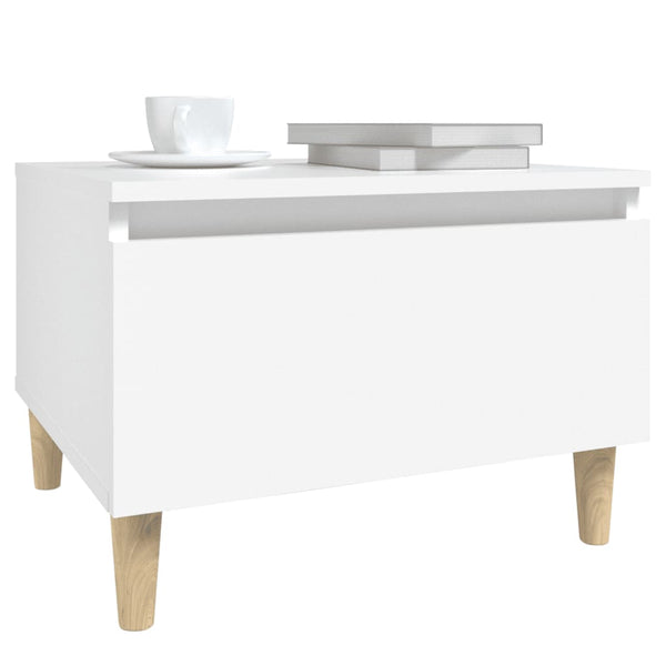 Beistelltische 2er Set Weiß 50x46x35cm