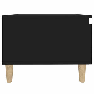 Beistelltische 2er Set, Schwarz 50x46x35 cm