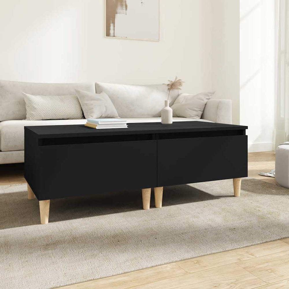 Beistelltische 2er Set, Schwarz 50x46x35 cm