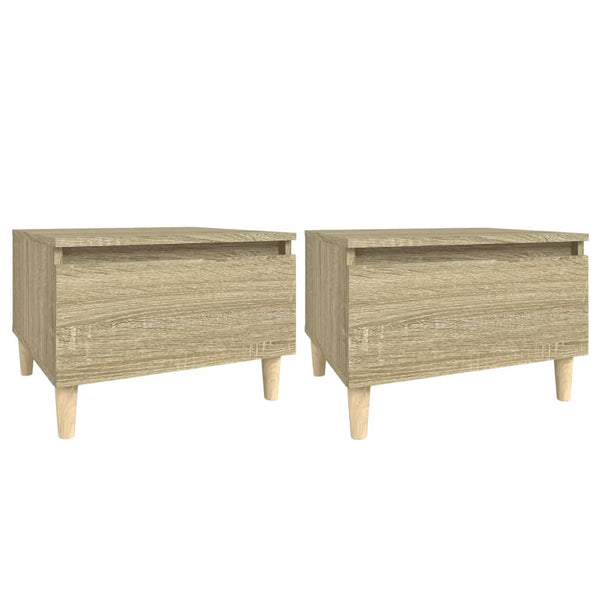 Beistelltische 2er Set Sonoma Eiche