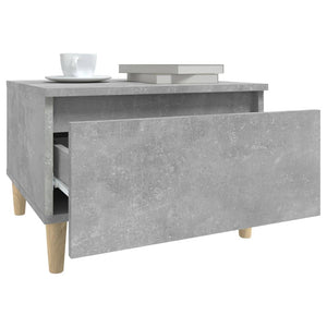 Betongrauer Beistelltisch 50x46x35 cm