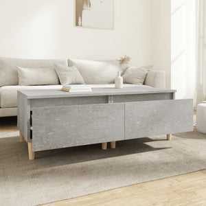 Beistelltische 2er Set Betongrau 50x46x35 cm