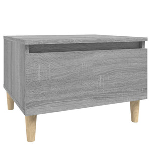Grauer Beistelltisch Sonoma Holz