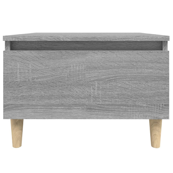 Grauer Beistelltisch Sonoma Holz