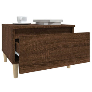 Beistelltisch Braun Eichenoptik 50x46x35 cm