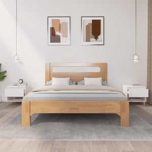 Nachttische Weiß Holzwerkstoff 2er Set