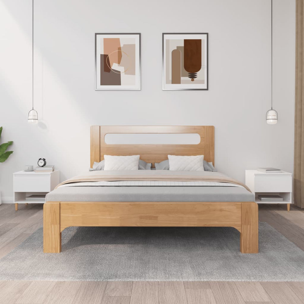 Nachttische Weiß Holzwerkstoff 2er Set