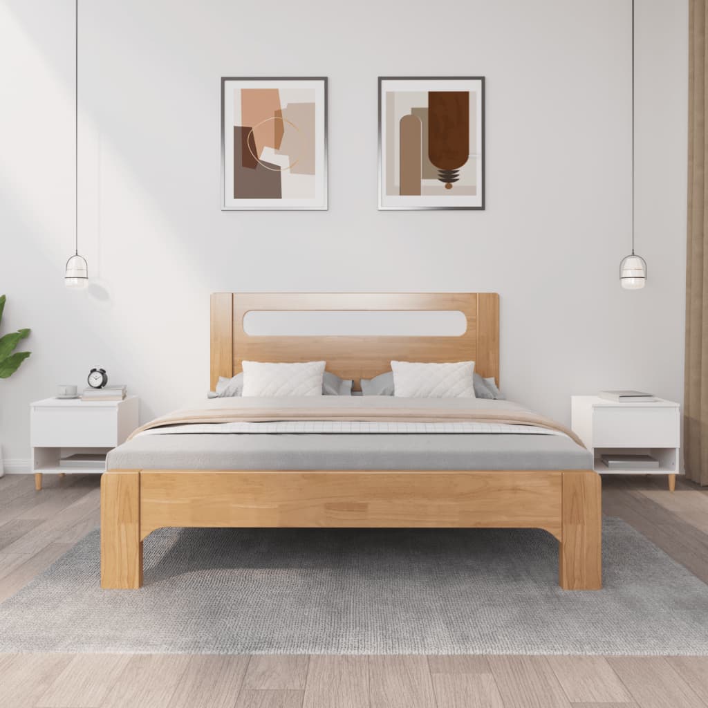 Nachttische Weiß Holzwerkstoff 2er Set