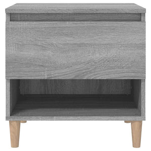 Grauer Nachttisch Sonoma, 50 cm
