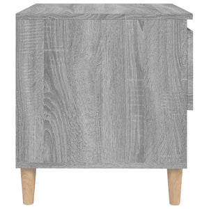 Grauer Nachttisch Sonoma, 50 cm