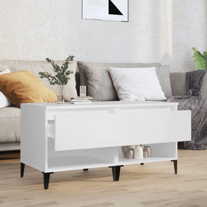 Beistelltische 2er Set, Weiß, 50 cm