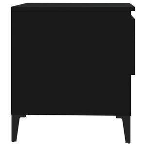 Schwarzer Beistelltisch 50x50 cm