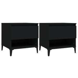 Beistelltische 2er Set Schwarz