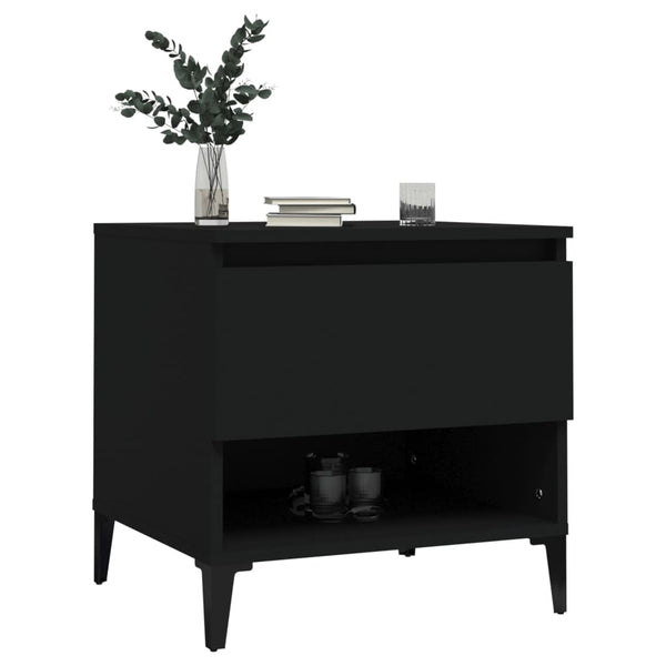 Beistelltische 2er Set Schwarz
